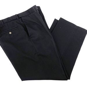 Men’s Haggar black dress pants 40 x 30 2109 Expandible Flex Waist relaxed